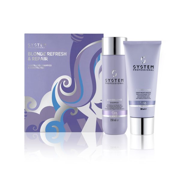 System Professional LuxeBlonde Duo Holiday Gift Set